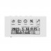 HAMGEEK RW01-BL Backlit Mini E-Ink Reader E-Book Reader (White Panel) for Weather Clock Image Viewing Alarm TXT & EPUB Files