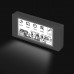 HAMGEEK RW01-BL Backlit Mini E-Ink Reader E-Book Reader (White Panel) for Weather Clock Image Viewing Alarm TXT & EPUB Files