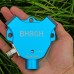 HamGeek GH-V5 V Shaped Antenna 7MHz-430MHz 200W IP68 Waterproof Balun Dipole Shortwave Antenna (Blue)
