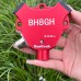 HamGeek GH-V5 V Shaped Antenna 7MHz-430MHz 200W IP68 Waterproof Balun Dipole Shortwave Antenna (Red)