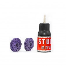 Metal Wheel Hub Stud Rust Removal Tool High Quality Stud Hub Cleaner with 2 Grinding Wheels