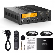 Black FiiO K17 AK4191+AK4499EXx2 DAC HiFi Headphone Amplifier Wide-voltage 31-Band Professional High Precision Lossless PEQ