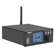 FP720 HiFi Audio Decoder Bluetooth5.3 DSD Digital Turntable ES9038Q2M DAC 2-inch Color Screen with SA9227 Sound Card