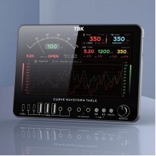 7-Inch Curve Ammeter Vehicle Key Frequency Measurement Simple Oscilloscope Diode Charging Detection Meter with Shell