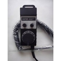 24E 7Axis MPG Universal Manual Pulse Generator CNC Handwheel 100PPR 24V without Emergency Stop Button for PLC