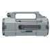 Grey HRD-908 Emergency Multifunctional Hand Crank Radio FM/MW/SW/VHF/WB Solar Power Generation Radio