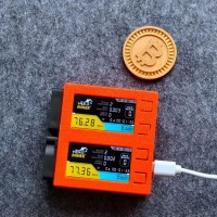 Nerdminer S19 78KH/s 2W BTC Miner Bitcoin Miner Bitcoin Lottery Miner (Orange Shell) w/ Two Displays