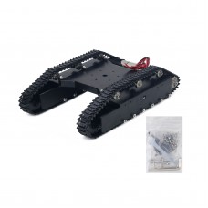 Metal RC Tank Chassis Smart Robot Chassis KT100 with 37# Motors W/O Hall Encoder Finished for DIY