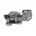 Stainless Steel CW Morse Key Portable Telegraph Key Paddle Key With Magnetic Base For Radio Users