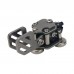 Stainless Steel CW Morse Key Portable Telegraph Key Paddle Key With Magnetic Base For Radio Users