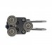 Stainless Steel CW Morse Key Portable Telegraph Key Paddle Key With Magnetic Base For Radio Users