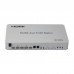 4K 60Hz HDMI Matrix Switch HDMI 4x2 KVM Matrix Supports Keyboard Mouse Speakers Headphones PC