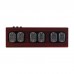 NiXie Clock Electronic Tube 6-Bit Digital LED Clock IN12 African Padauk for DIY Ornaments