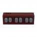 NiXie Clock Electronic Tube 6-Bit Digital LED Clock IN12 African Padauk for DIY Ornaments
