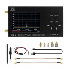 HAMGEEK SSA6G 35MHz-6200MHz RF Spectrum Analyzer RF Multimeter Spectrum Explorer with Test Probe