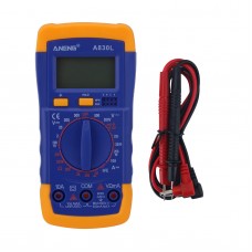 ANENG A830L Digital Multimeter Tester Voltage Current Meter (Blue Yellow) for Electrician Home Uses