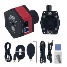 Player One Saturn-M SQR (IMX533) 9MP USB3.0 Mono Camera Planetary Camera + Active Cooling System ACS
