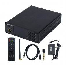 Semibreve Black NP10 Audio Decoder Headphone Amplifier 2-IN-1 2xES9038Q2M Bluetooth5.4 for QCC3084 with Built-in USB Sub Card