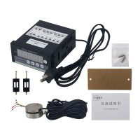 0-10KG Waterproof Weight Pressure Sensor Stainless Steel Gravity Pressure Force Sensor + ZN5H Display