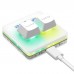 O2L (White) ZX (OSU) 2-Key Mini Keyboard Small Keyboard Custom Mini Keypad for Music and Games