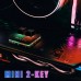 O2L (Black) ZX (OSU) 2-Key Mini Keyboard Small Keyboard Custom Mini Keypad for Music and Games