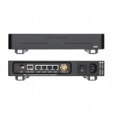 LHY AUDIO AS6 1000Mbps 6-Port Hifi Switch LPS & OCXO Ethernet Switch (Black 115V) for Audiophile
