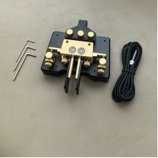 MK-03 3.5mm Base Version Brass CW Morse Key Shortwave Radio Telegraph Automatic CW Key for Amateur Radio