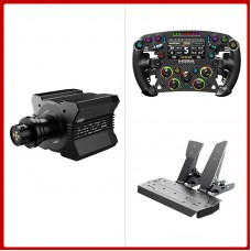 MOZA R12 V2 12Nm Direct Drive Wheel Base + 280mm FSR2 Formula Steering Wheel + SR-P 2-Pedal Set