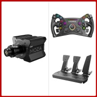 MOZA RACING R12 V2 12Nm Direct Drive Wheel Base + 300mm/11.8" KS Steering Wheel + SR-P 3-Pedal Set