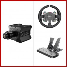 MOZA RACING R12 V2 12Nm Direct Drive Wheel Base + 13" CS V2P Steering Wheel + SR-P 2-Pedal Set