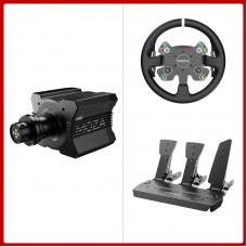 MOZA RACING R12 V2 12Nm Direct Drive Wheel Base + 13" CS V2P Steering Wheel + SR-P 3-Pedal Set