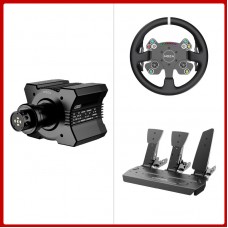 MOZA RACING R9 V3 9Nm Direct Drive Wheel Base + 13" CS V2P Steering Wheel + SR-P 3-Pedal Set