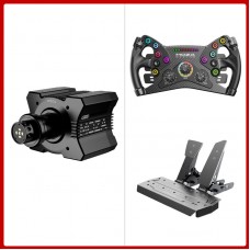 MOZA RACING R9 V3 9Nm Direct Drive Wheel Base + 300mm/11.8" KS Steering Wheel + SR-P 2-Pedal Set