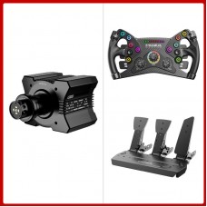 MOZA RACING R9 V3 9Nm Direct Drive Wheel Base + 300mm/11.8" KS Steering Wheel + SR-P 3-Pedal Set