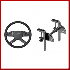 MOZA RACING TSW Truck Wheel 400mm/15.8" Truck Steering Wheel + Table Clamp for TSW Truck Wheel