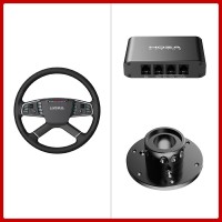 MOZA RACING TSW Truck Wheel (400mm/15.8") + Adapter Box + Third-Party Wheel Base Hub Adapter