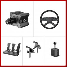 MOZA R9 V3 9Nm Wheel Base + 15.8" TSW Truck Wheel + Table Clamp + SR-P 3-Pedal Set + HGP Sim Shifter