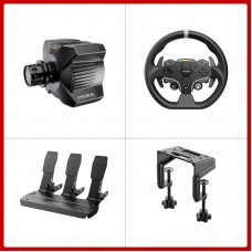 MOZA R3 3.9Nm DD Wheel Base + 11" ESX Racing Wheel + 3-Pedal SRP Lite + Table Clamp (for XBOX/PC)