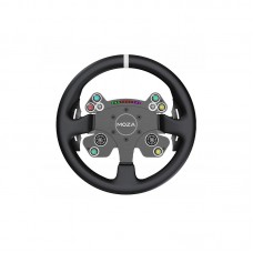MOZA RACING CS V2P 13-Inch Round Steering Wheel Sim Racing Wheel Comes with Quick Release System