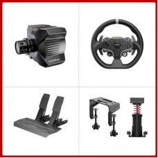 MOZA R3 3.9Nm Wheel Base + 11" ESX Racing Wheel for XBOX/PC + 2-Pedal SRP Lite + Table Clamp + Performance Kit