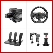 MOZA R3 3.9Nm Wheel Base + 11" ESX Racing Wheel for XBOX/PC + 3-Pedal SRP Lite + Table Clamp + Performance Kit