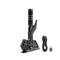 SIMSONN SQ Pro 13CM-Handle Shifter RGB Racing Simulator Sequential Shifter High-precision Hall Sensor shifter for PC Games