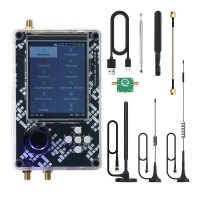 HamGeek R10C + H2M HackRF One R10C V2.0.x SDR Radio MAX2837 and H2M Portapack (w/ 5 Antennas + LNA)