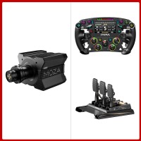 MOZA RACING R12 V2 12Nm Direct Drive Wheel Base + 11" FSR2 Steering Wheel + CRP2 3-Pedal Set