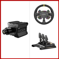 MOZA RACING R12 V2 12Nm Direct Drive Wheel Base + 13" RS V2 Steering Wheel + CRP2 3-Pedal Set