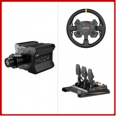 MOZA RACING R12 V2 12Nm Direct Drive Wheel Base + 13" RS V2 Steering Wheel + CRP2 3-Pedal Set