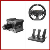 MOZA RACING R9 V3 9Nm Direct Drive Wheel Base + 11" ESX Racing Wheel for Xbox & PC + 3-Pedal SR-P
