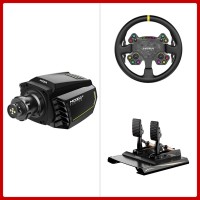MOZA R21 V1 21Nm Direct Drive Wheel Base DD Wheel Base + 13" RS V2 Steering Wheel + CRP2 2-Pedal Set