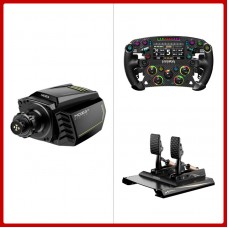 MOZA R21 V1 21Nm Direct Drive Wheel Base DD Wheel Base + 11" FSR2 Steering Wheel + CRP2 2-Pedal Set