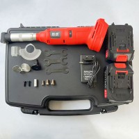 600W Cordless Angle Grinder Grout Cleaner Polisher with Two 21V 4000mAh Batteries and Plastic Box